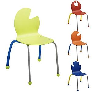 Chaise maternelle au look ludique 