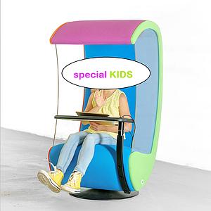 Fauteuil acoustique MULTI-OPTIONS modèle ENFANT